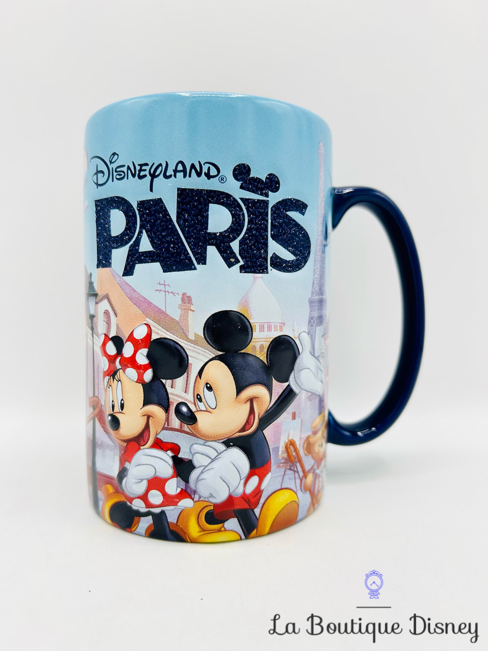 Tasse Mickey Minnie ville Paris Disneyland mug Disney Tour Eiffel bleu