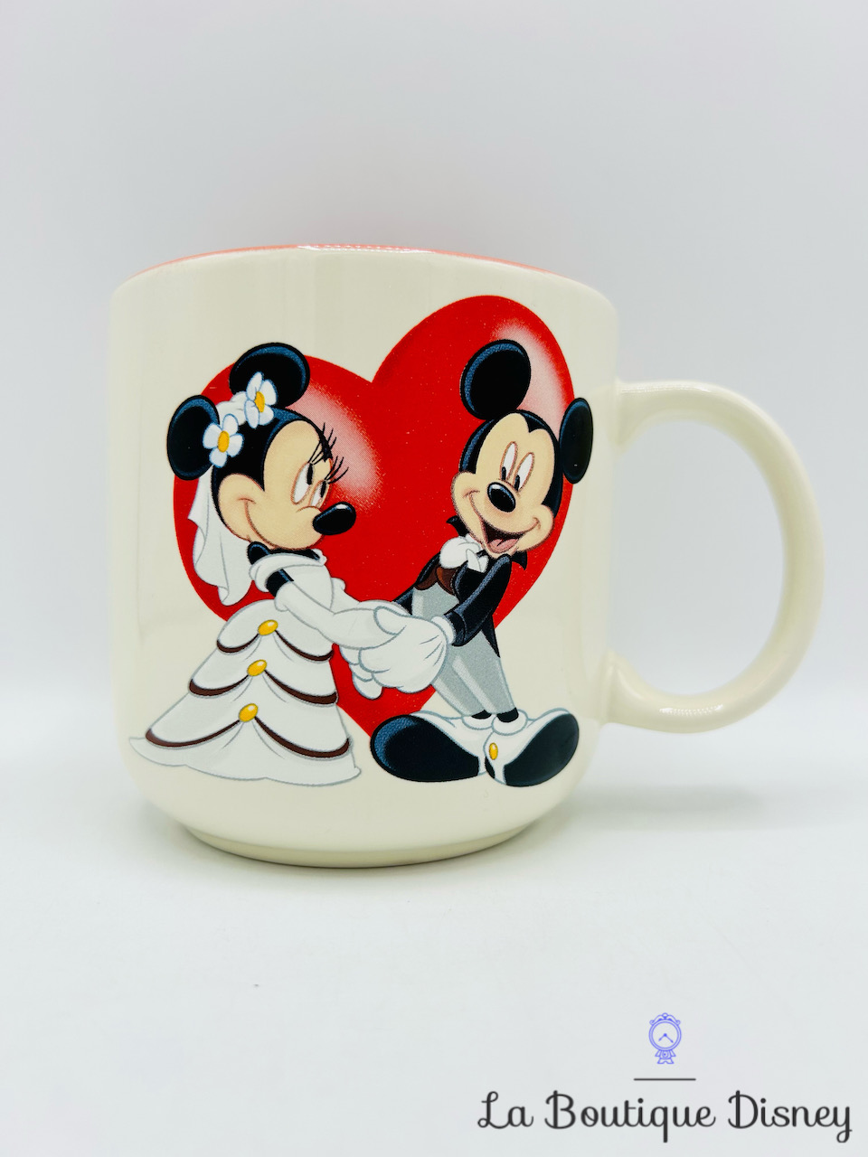 Tasse Mickey Minnie mariage Disneyland Paris mug Disney coeur mariés