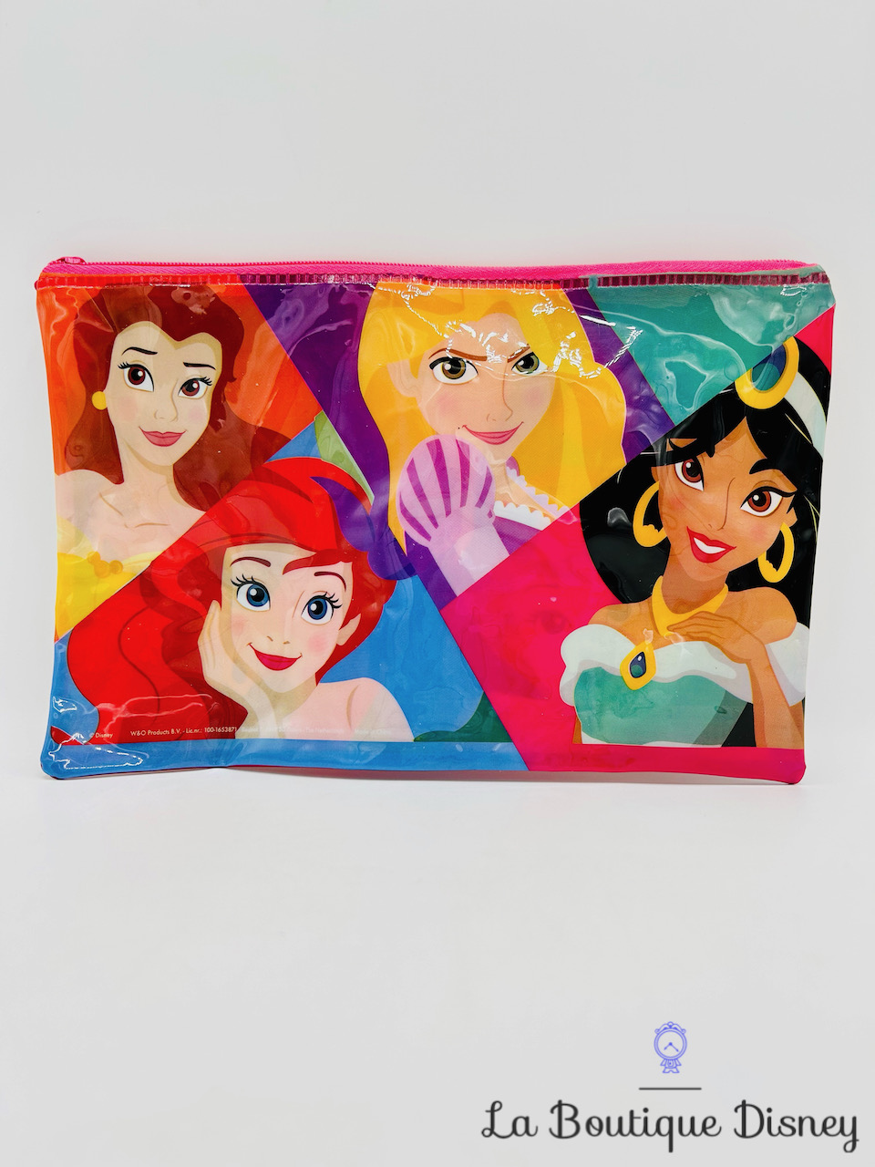 Pochette Princesses Disney W&O Products trousse maquillage Belle Ariel Raiponce Jasmine