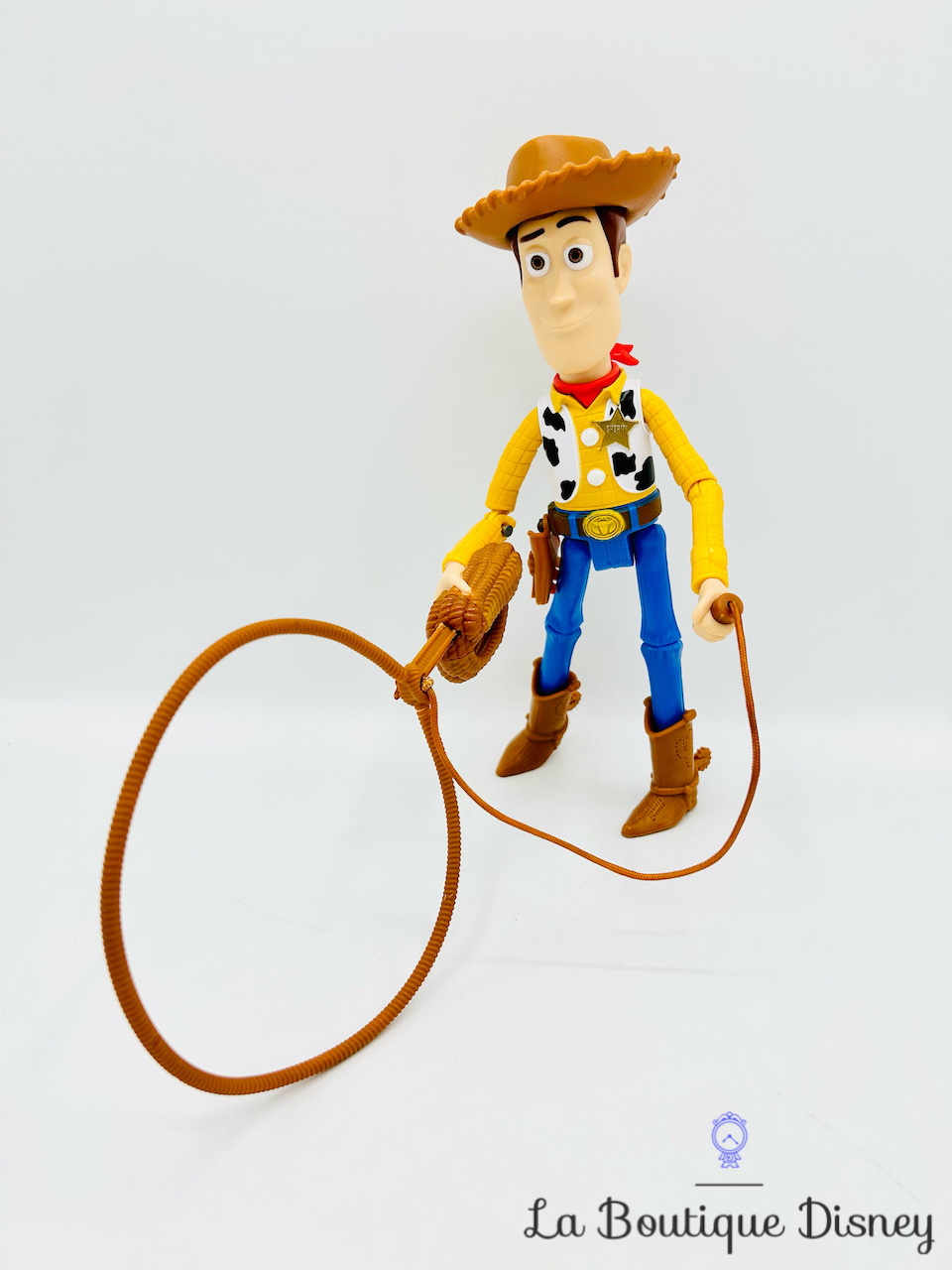 Jouet Figurine Woody Lasso Toy Story 4 Disney Mattel 2017 Pack Arcade cow boy 24 cm