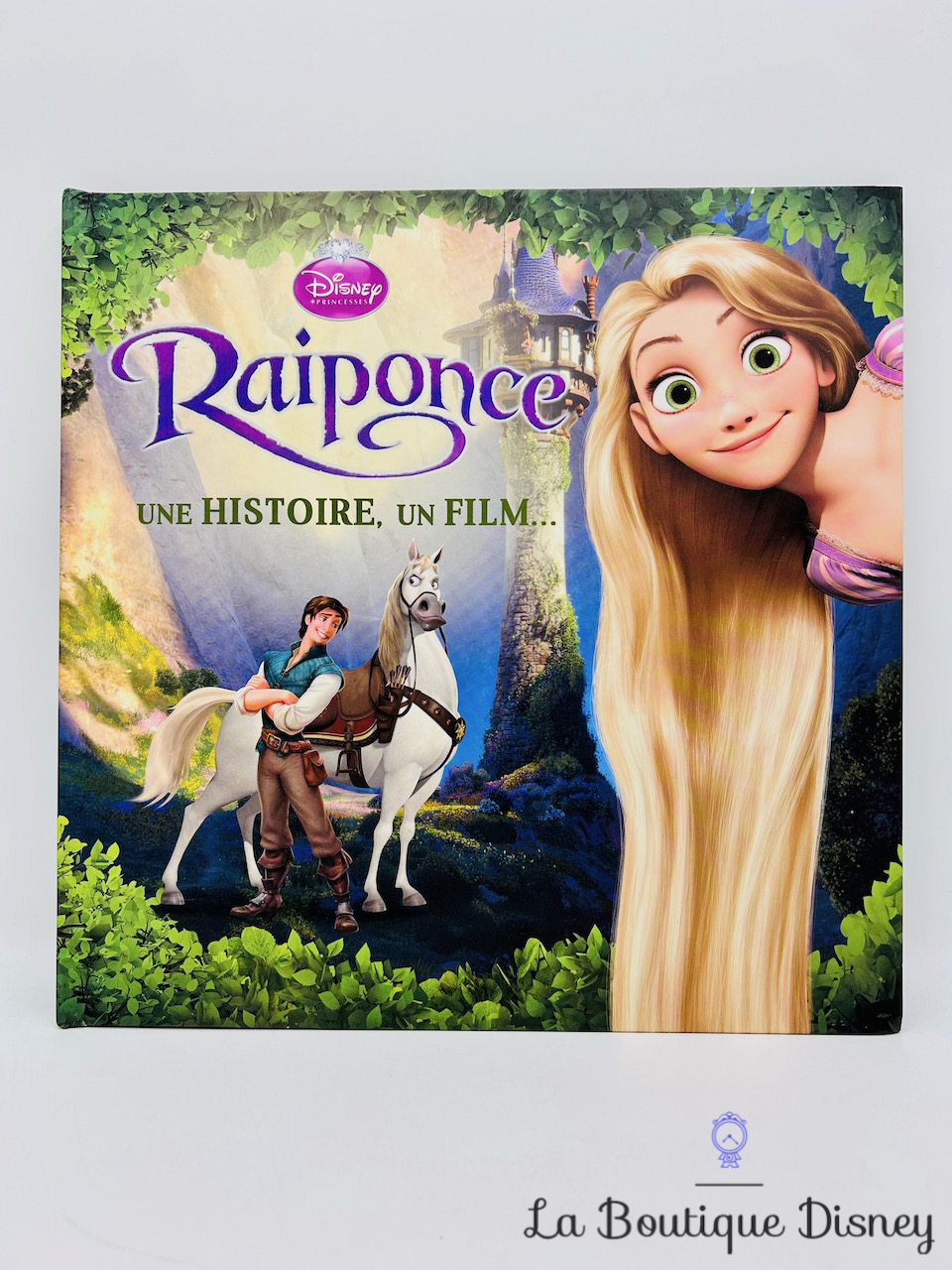 Livre Raiponce Une histoire Un film Disney Princesses Hachette Jeunesse DVD