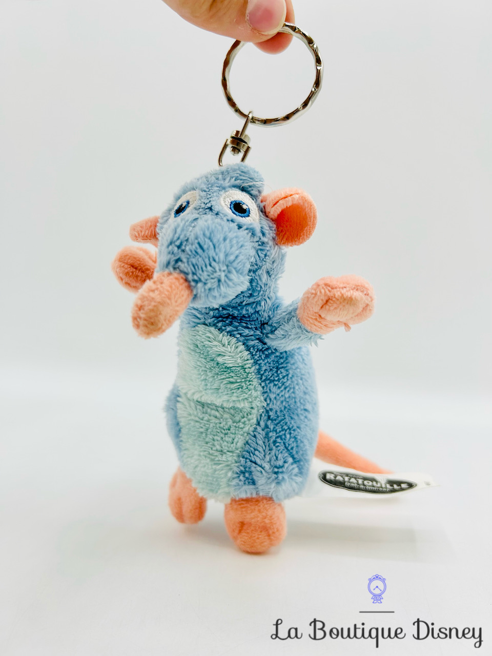 Porte clés Rémy Ratatouille Disney Gipsy peluche rat bleu