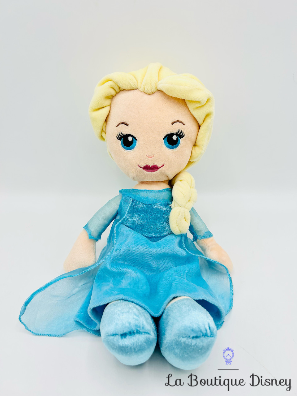 Disney - Stitch - Maxi peluche bleu coeur rouge 50 cm