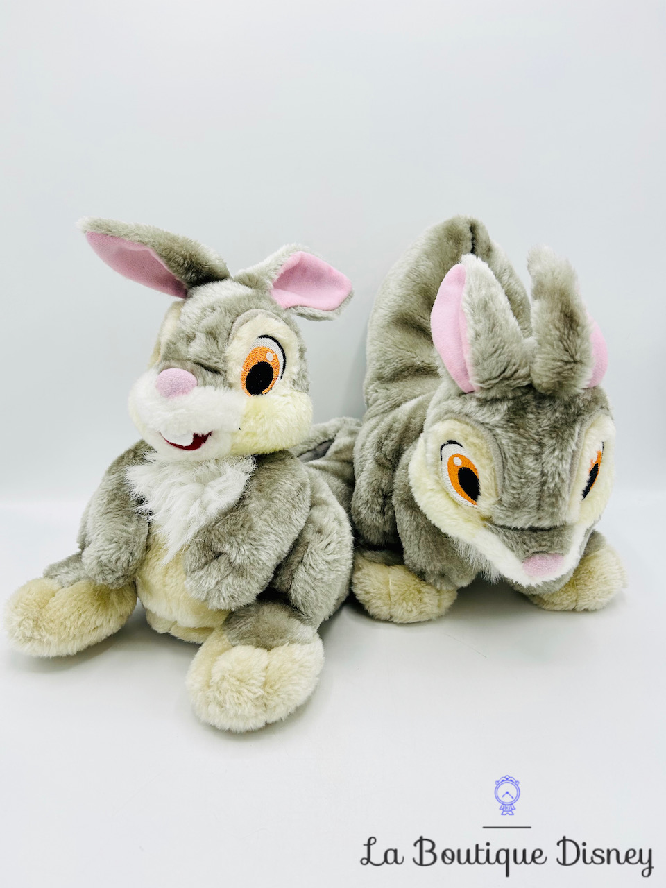 Chaussons Panpan Disney taille 36-37 Bambi lapin gris pantoufles relief 3D