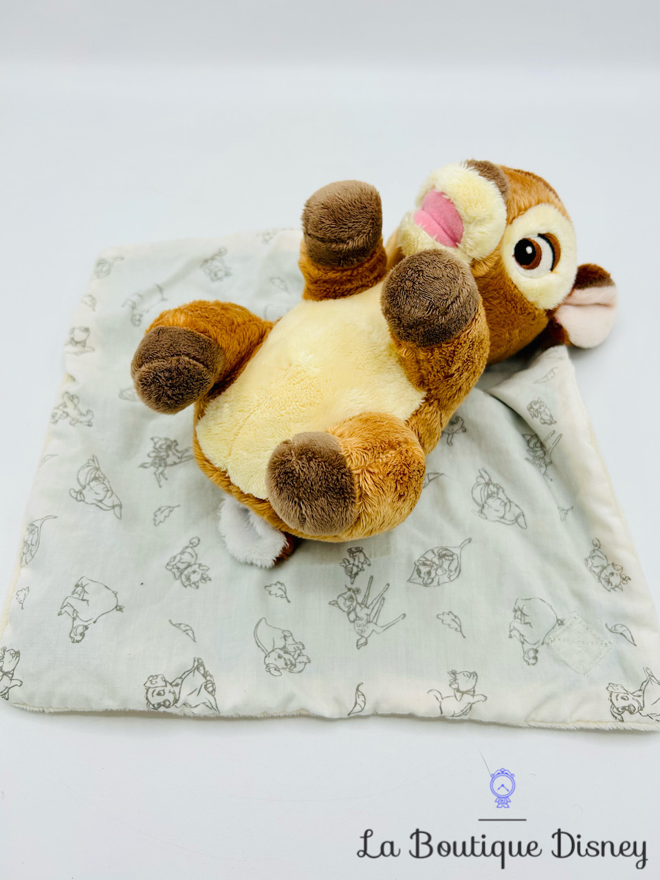 Peluche avec couverture Disney Bambi 25 cm