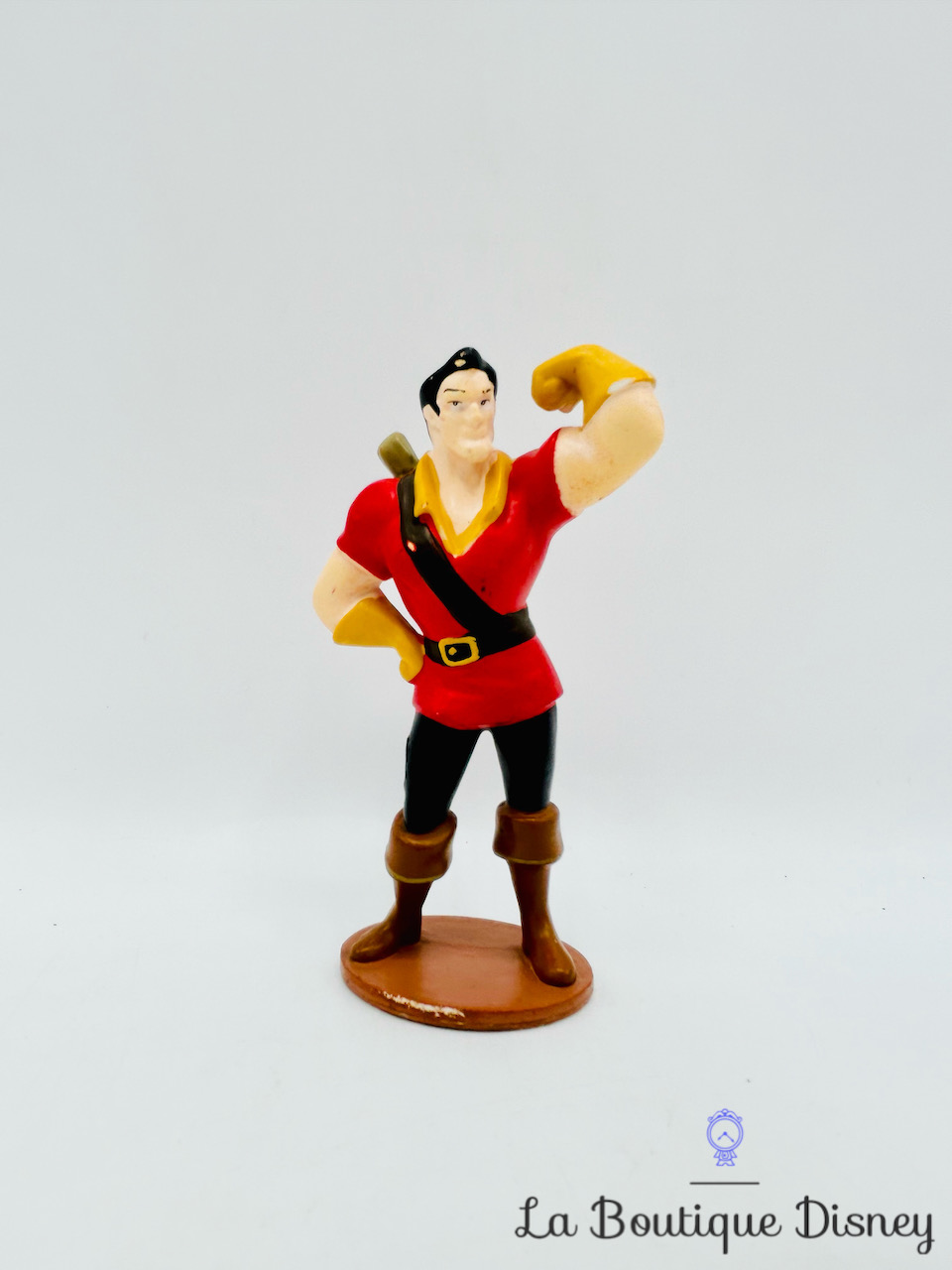 Figurine Gaston Disney Store 2011 Playset La belle et la bête muscle 10 cm