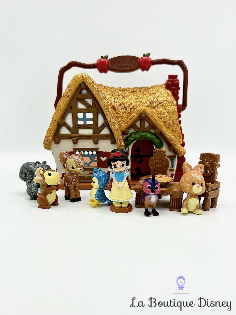 Figurine Chaumière Blanche Neige Animators Collection Littles Disney Store 2017 Coffret jeu micro maison miniature