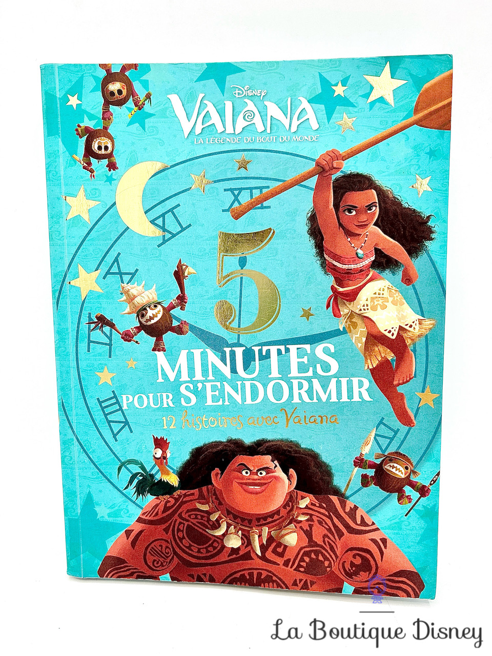 Livre 5 minutes pour s\'endormir 12 histoires avec Vaiana Disney Hachette Jeunesse