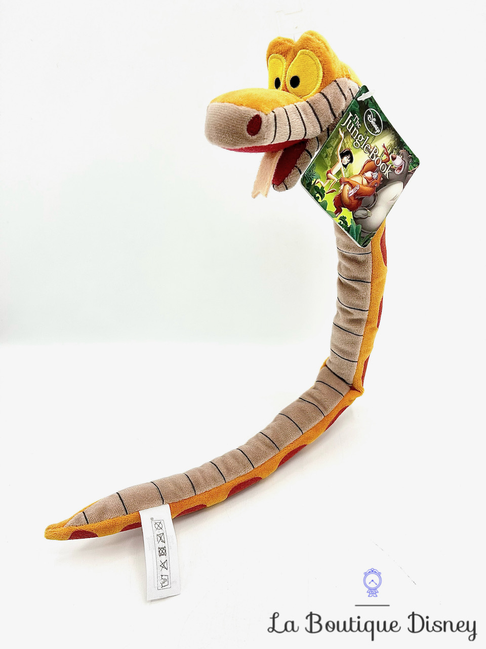 Peluche Kaa Serpent Le livre de la jungle Disney orange marron 47 cm