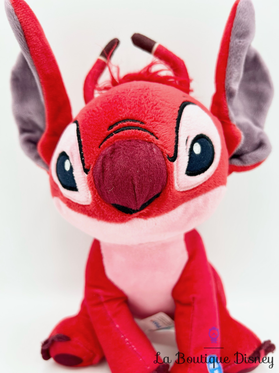 Peluche sonore Leroy Disney Play by Play Lilo et Stitch rouge interactive  21 cm