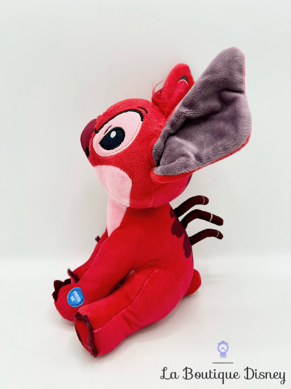 Porte-clés peluche Stitch Rouge - Leroy (Disney) - 11 cm