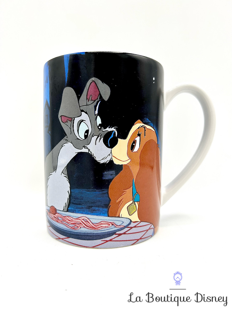 Tasse La Belle et le Clochard Disney Love Disneyland Paris mug chiens spaghettis