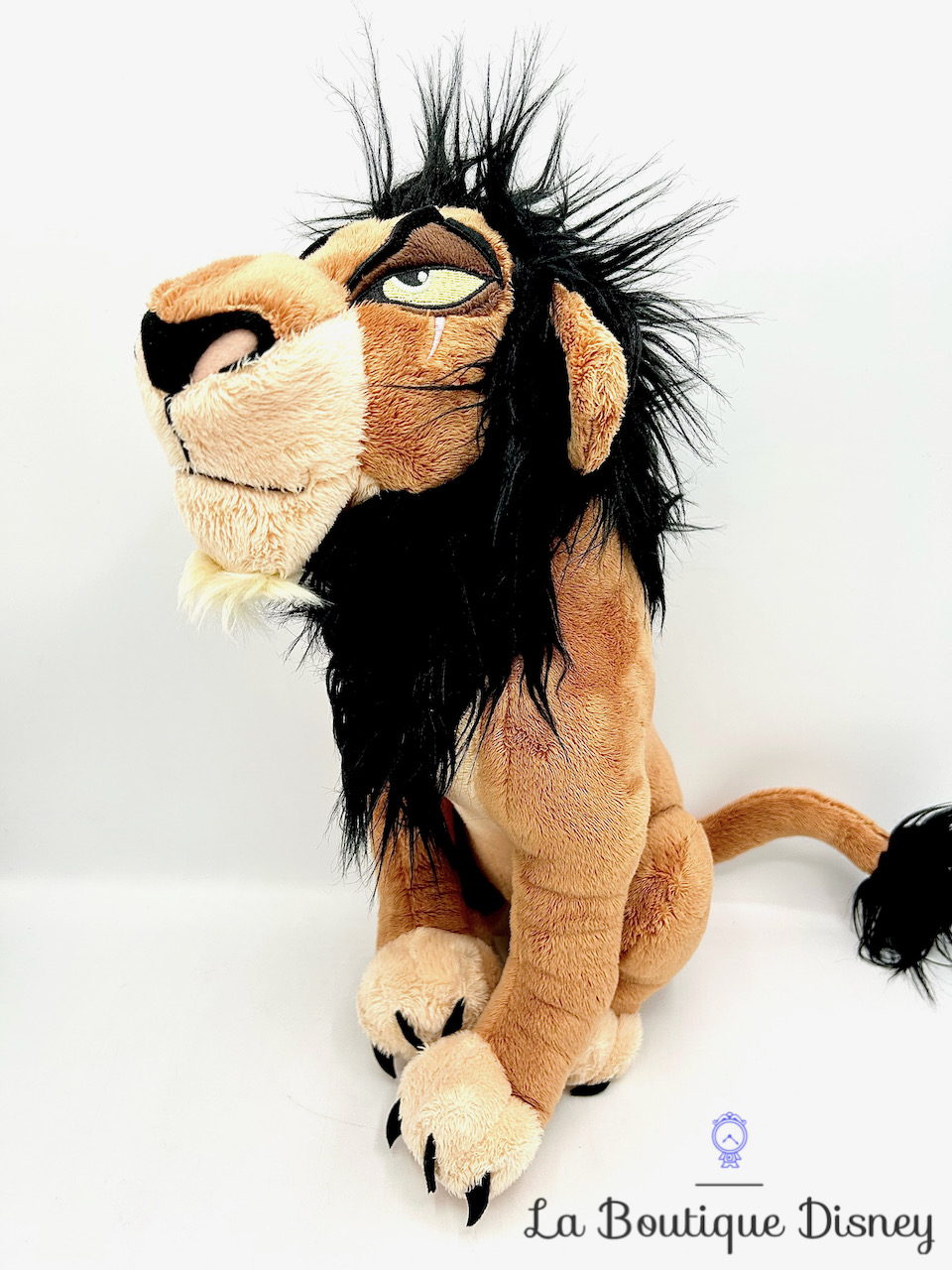 Peluche Scar Disney Store 2017 méchant Le roi lion cicatrice 38 cm