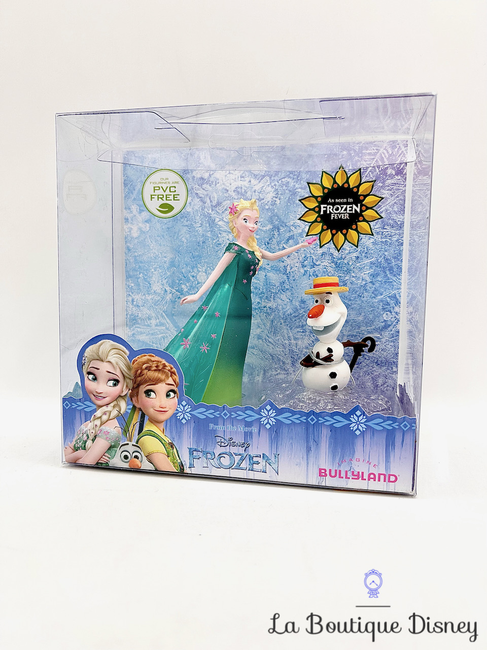 Coffret Figurines Elsa Olaf La reine des neiges Une fête givrée Disney Bullyland Frozen