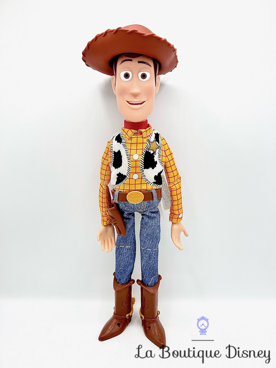 Jouet Figurine Incroyable Woody Toy Story 4 Disney Lansay Thinkway Toys  poupée shérif parlant commande vocale 40 cm
