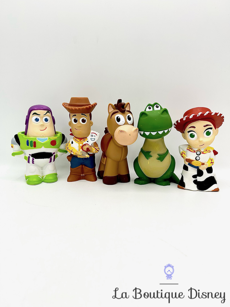 Jouet Figurines de Bain Toy Story Disneyland Paris 2022 Disney Woody Buzz Jessie Rex Pile Poil