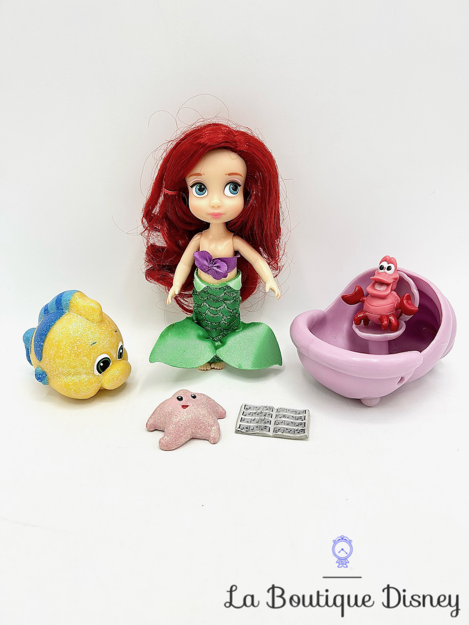 Ensemble de jeu Coffret Mini Poupée Ariel Animators Collection Disneyland Disney La petite sirène