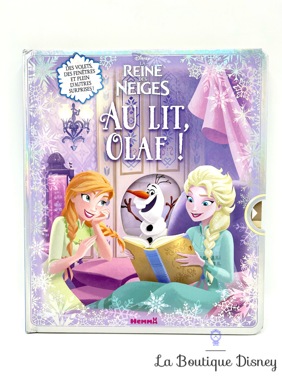 Livre Au lit Olaf La reine des neiges Disney Hemma 2016