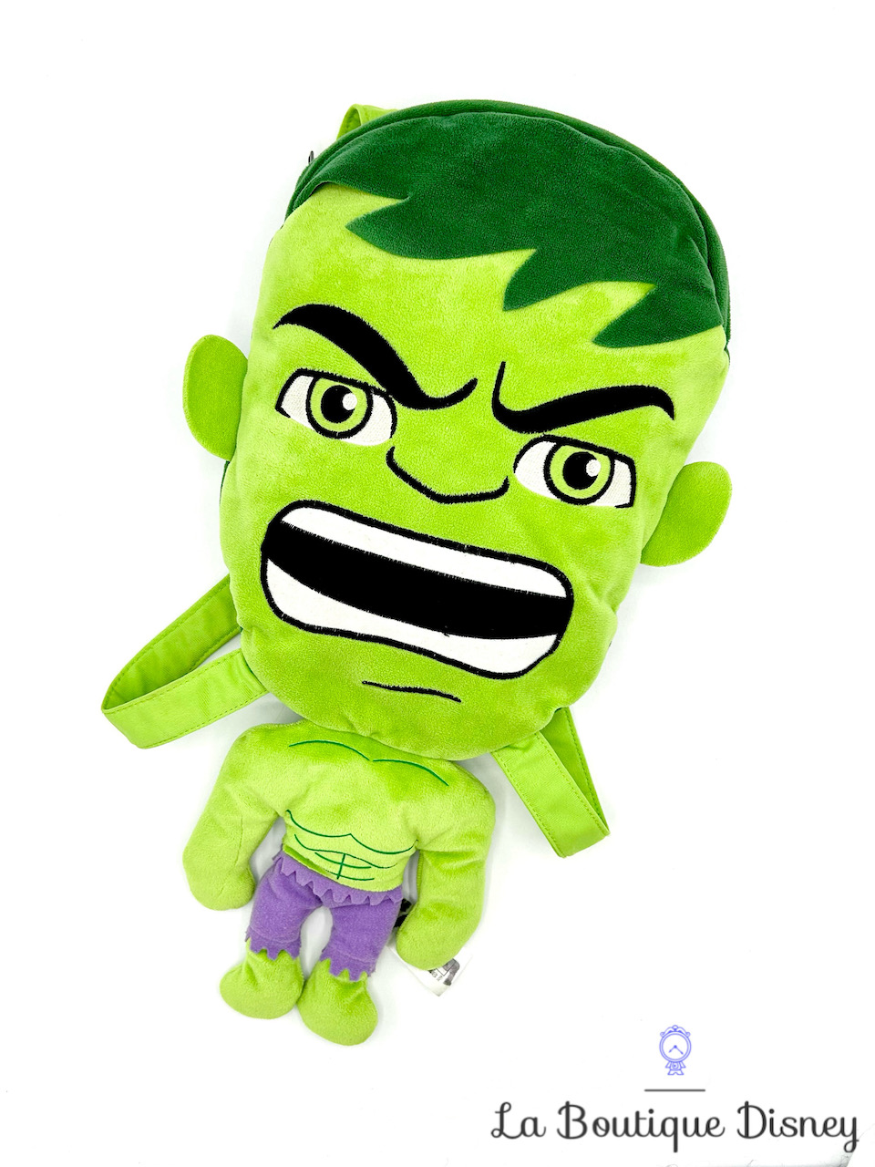 Sac à dos Hulk Marvel Disney Nicotoy peluche homme vert 42 cm