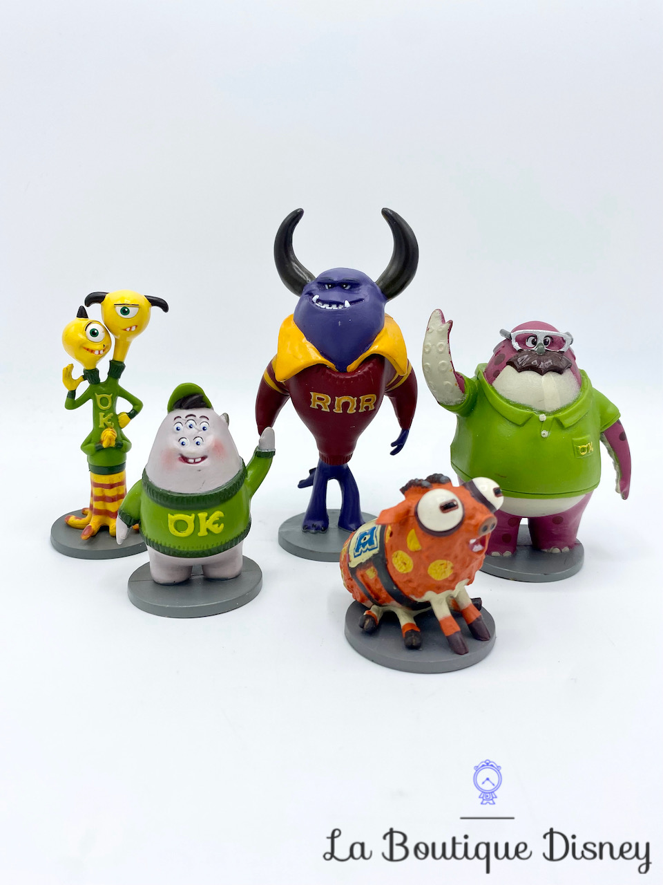 Playset Figurines Monstres Academy Disney Pixar Terry Perry Squishy Johnny Worthington Don Carlton Archie
