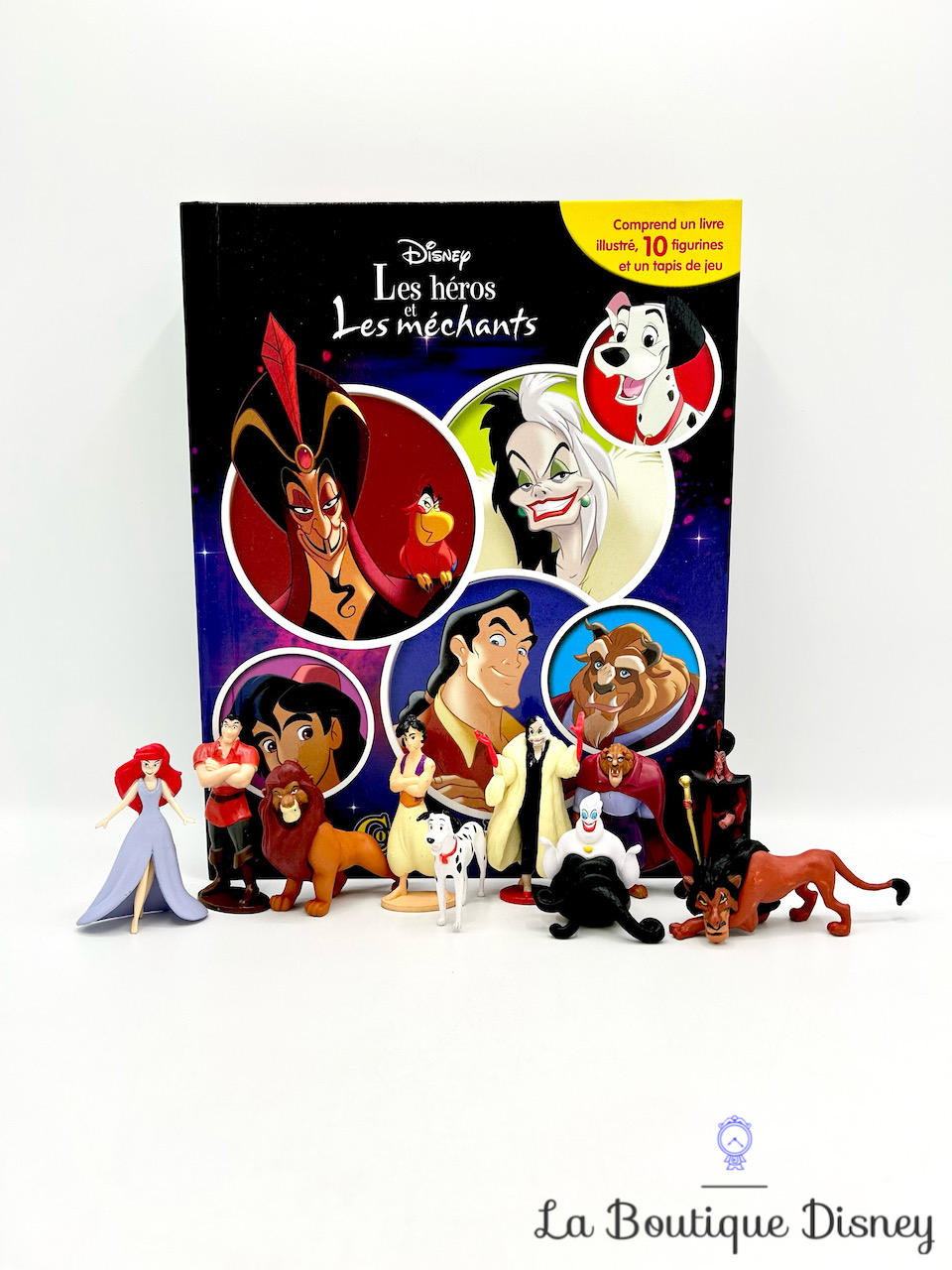 Livre Les Héros et les Méchants Comptines et Figurines Disney Phidal