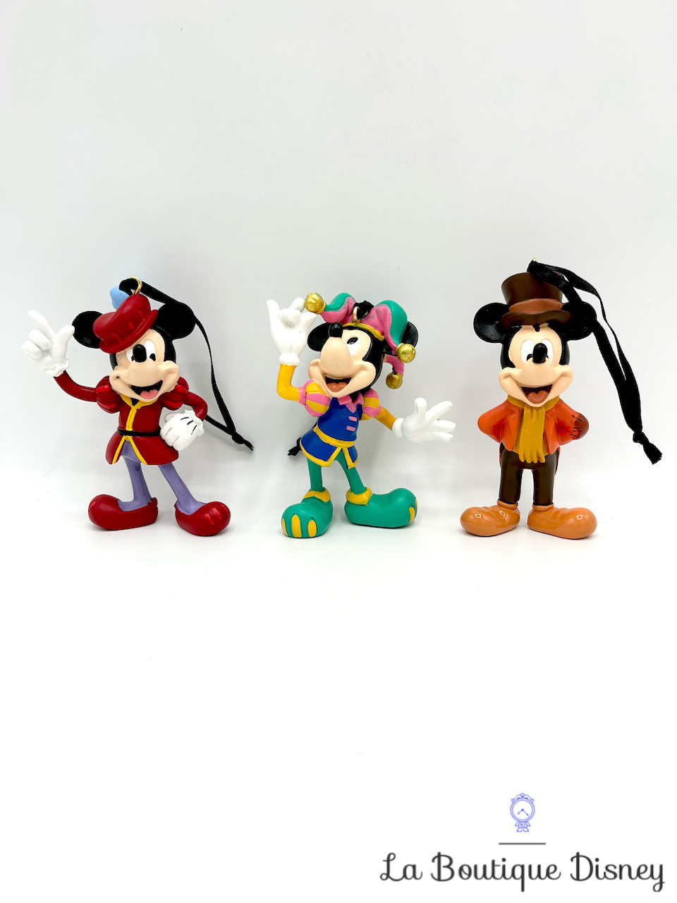 Ornements Mickey à travers les âges Set 3/3 Disney Store 2018 boule suspension Noël