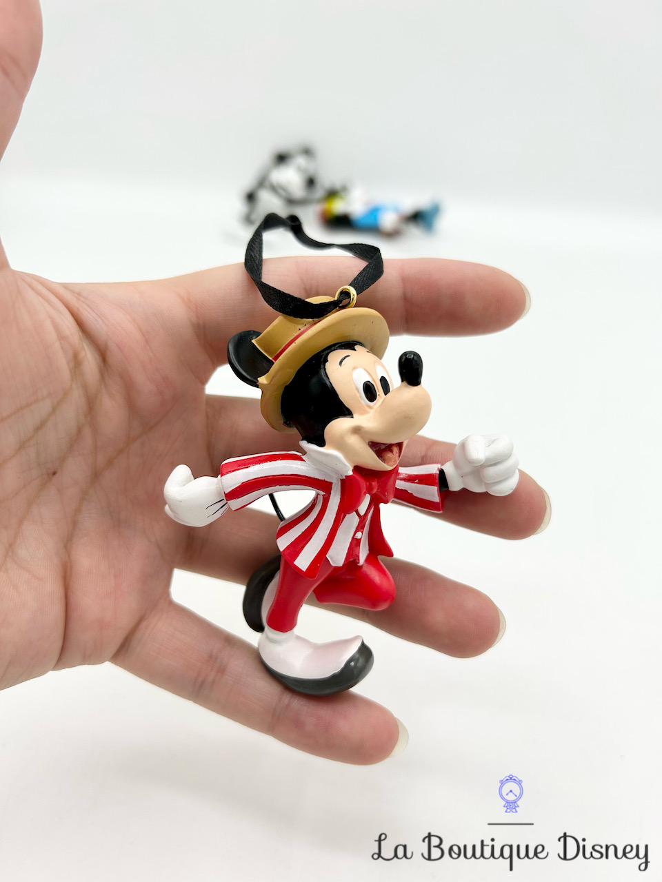 Ornements Mickey à travers les âges Set 1/3 Disney Store 2018 boule suspension Noël