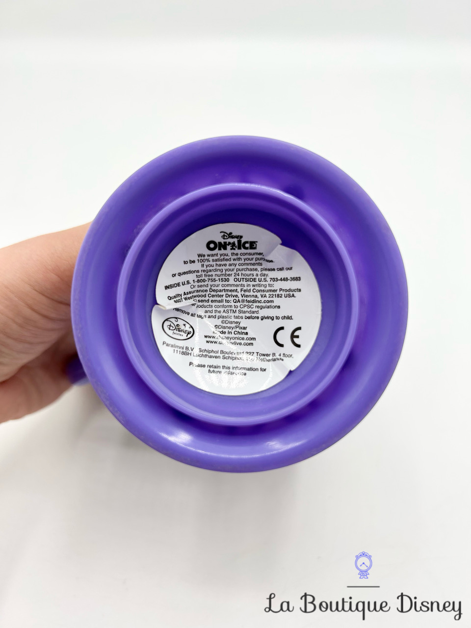 tasse-plastique-ariel-la-petite-sirène-disney-on-ice-mug-violet-couvercle-5
