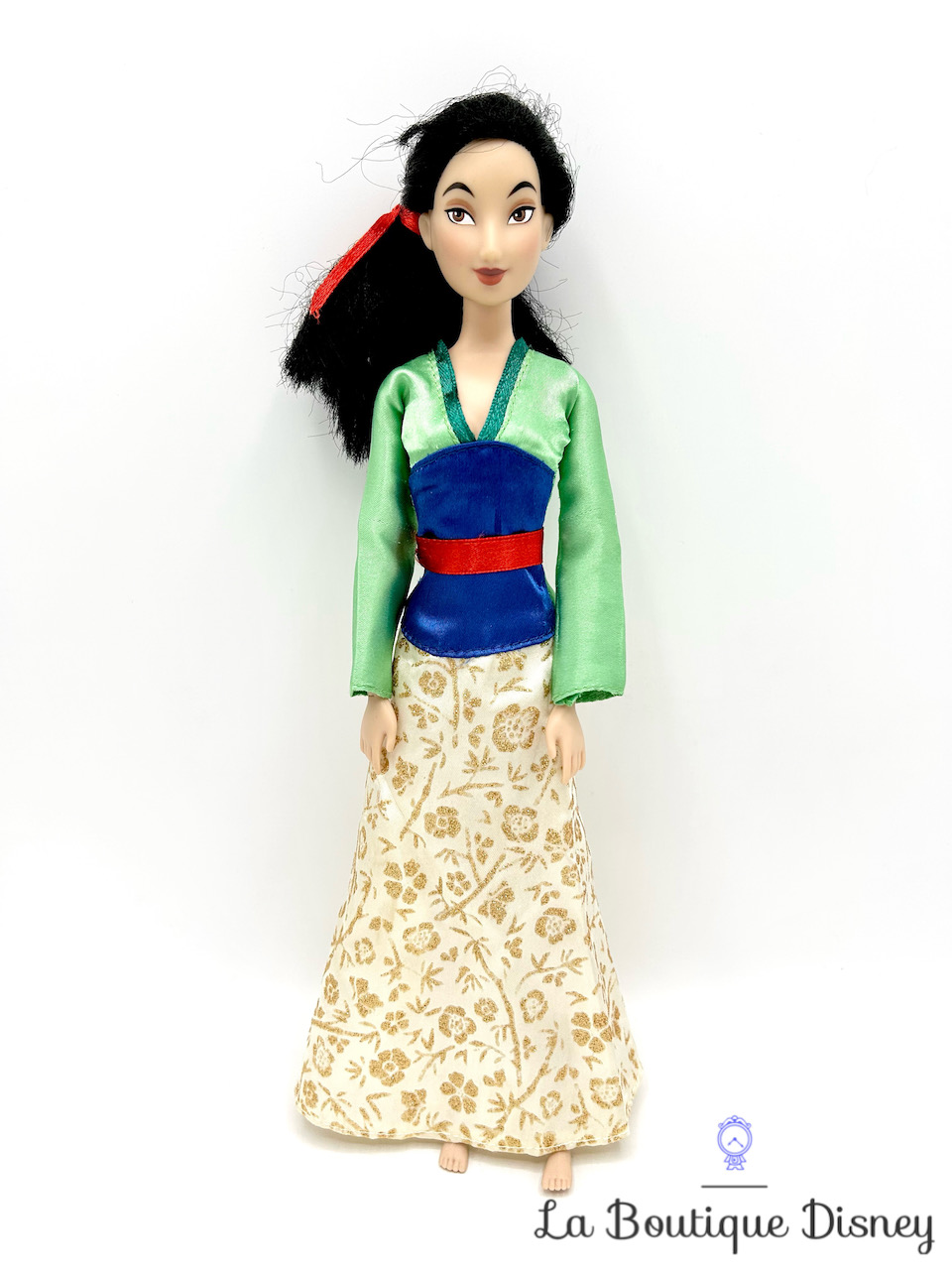 Poupée Mulan Disney Store 2019 princesse chinoise paillettes 30 cm