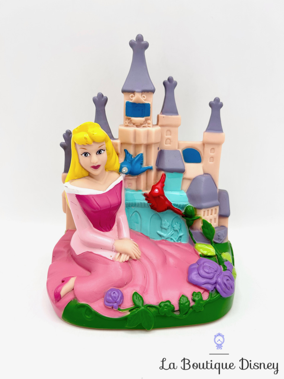 Tirelire Aurore La belle au bois dormant Disney château princesse plastique 12 cm