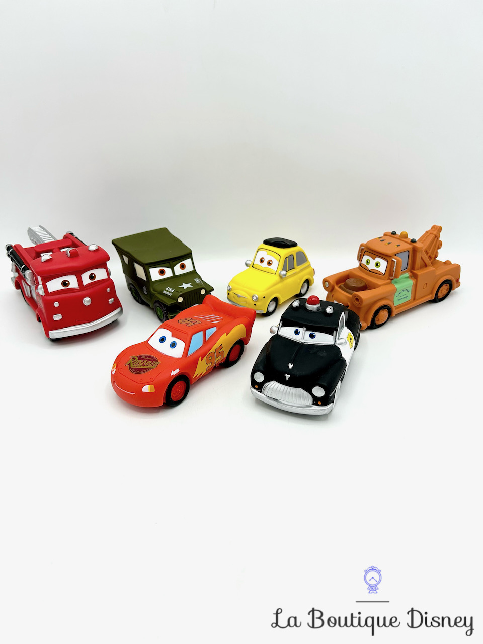 Figurines Voitures Cars Disney Pixar Bully Flash McQueen Martin