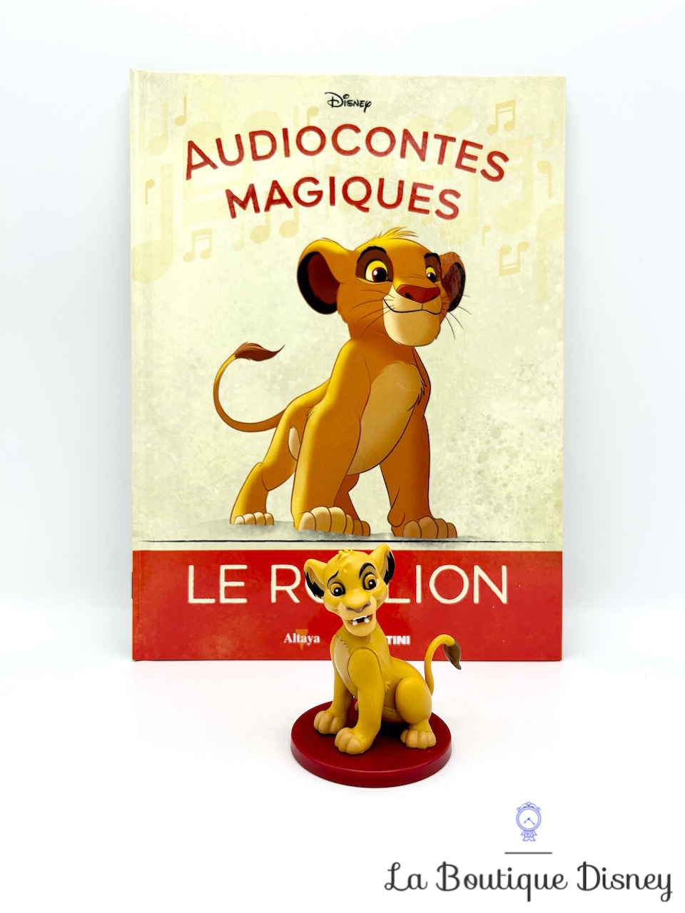 Livre Audiocontes Magiques Le roi lion Disney Altaya encyclopédie figurine