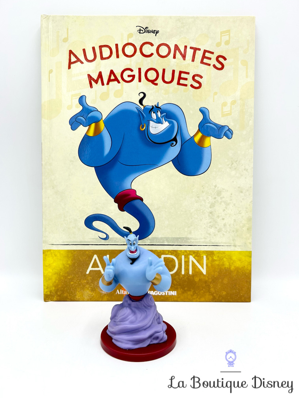 Livre Audiocontes Magiques Génie Aladdin Disney Altaya encyclopédie figurine