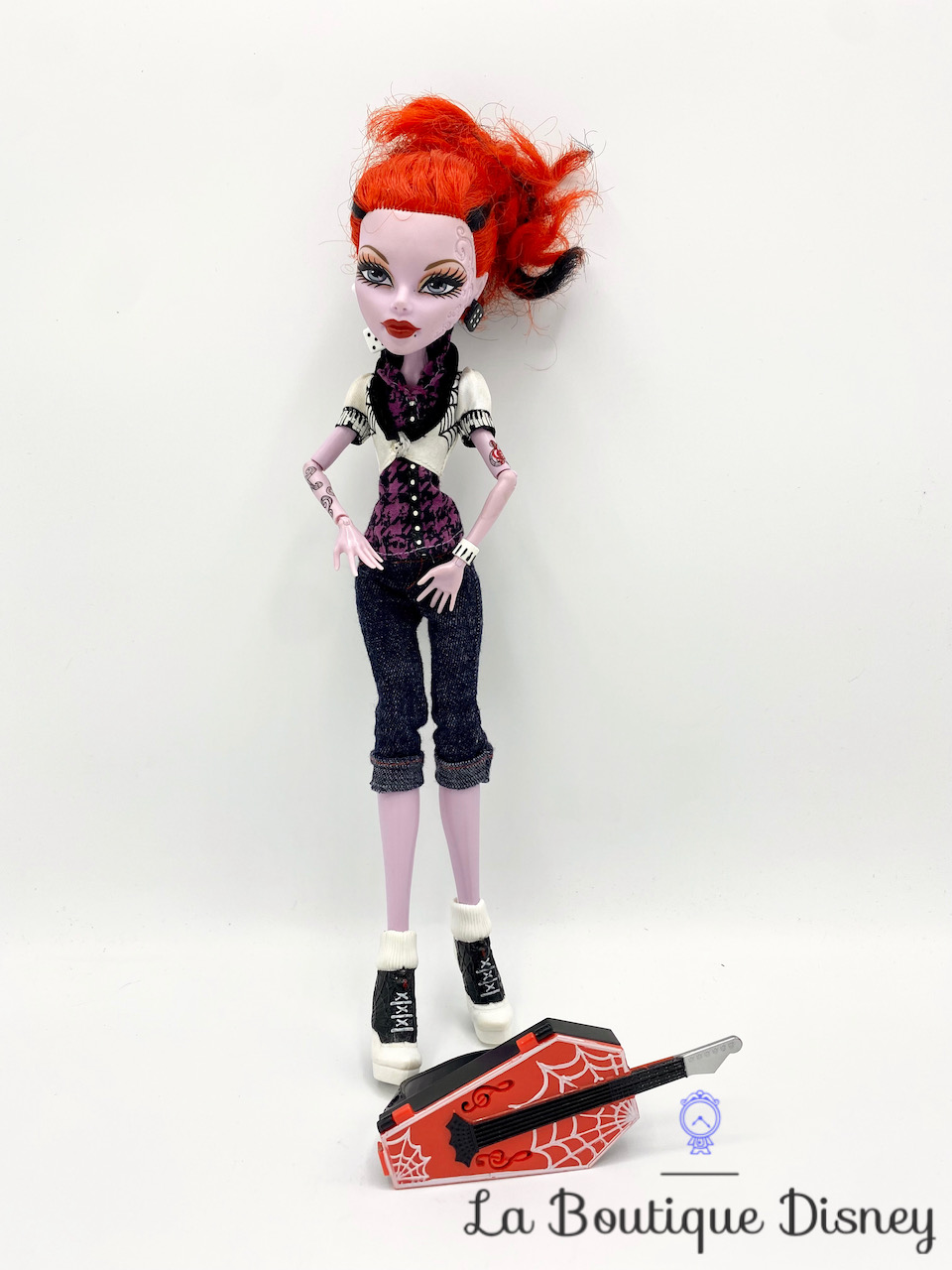 Poupée Monster High Operetta Photo de classe Mattel rouge guitare