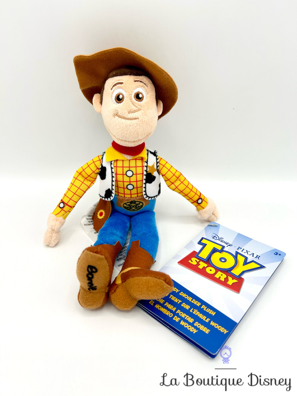 Peluche épaule Woody Disney Parks Disneyland Toy Story cow boy peluche aimantée 22 cm