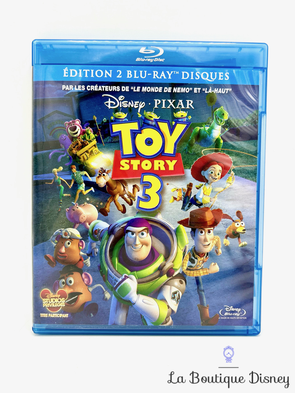 Blu Ray Toy Story 3 Disney Pixar Édition 2 disques DVD numéro 100