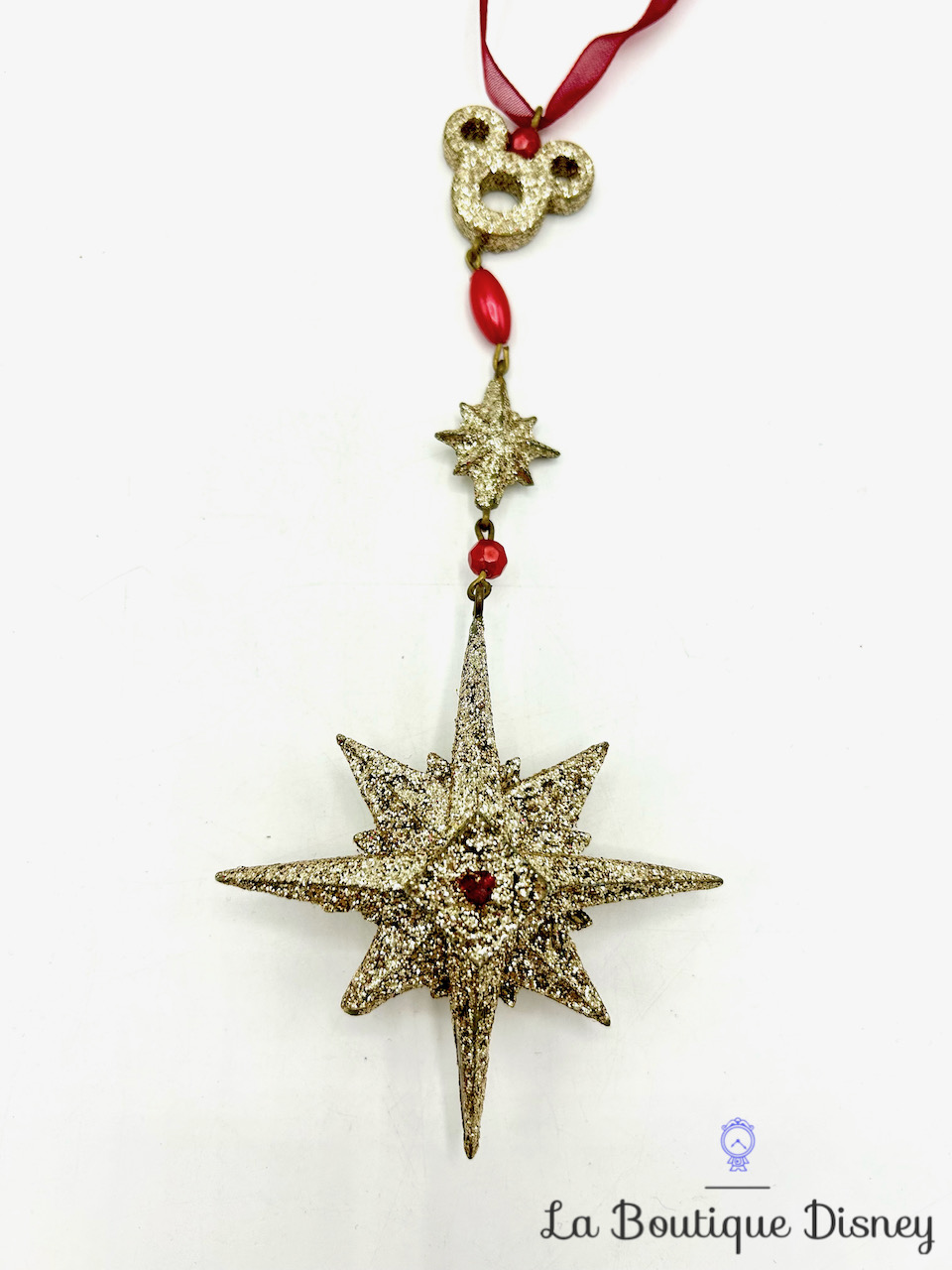 ornement-noel-étoile-rose-de-vents-paillettes-disneyland-paris-20ème-anniversaire-disney-boule-suspension-3