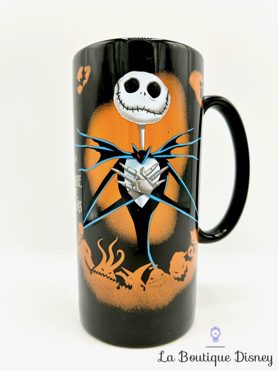 Tasse Jack Skellington Disney Store Exclusive mug L\'étrange Noël de Monsieur Jack Zéro noir orange