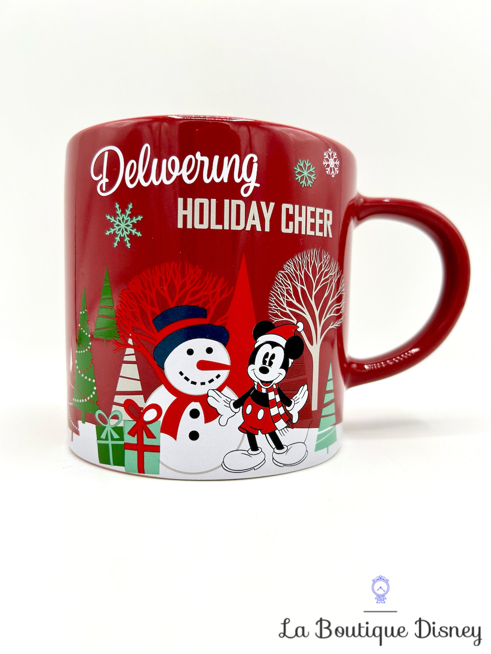 Tasse Mickey Mouse Noël Delivering Holiday Cheer Disney Parks 2019 mug porte biscuit