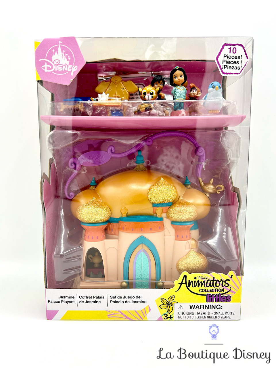 Coffret Figurine Palais de Jasmine Animators Littles Collection Disney Parks Disneyland Aladdin Ensemble jeu château