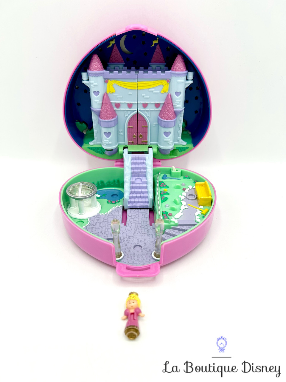 Polly Pocket 🌆Starlight Castle Château Lumineux 🌆Bluebird 1992 +  personnage