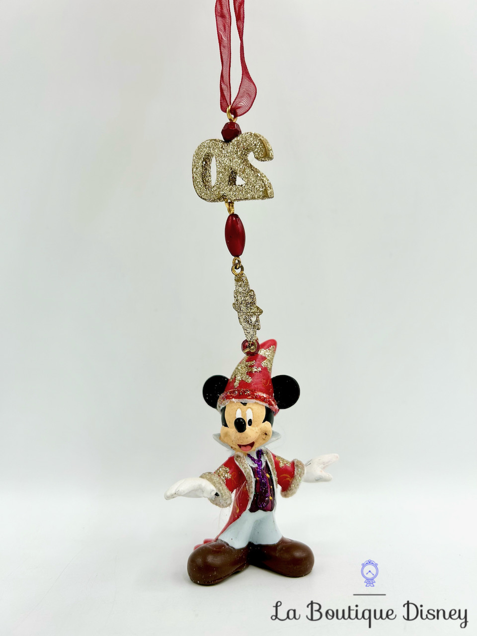 Ornement Noël Mickey Mouse 20 ème anniversaire Disneyland Paris 20 ans Disney boule suspension