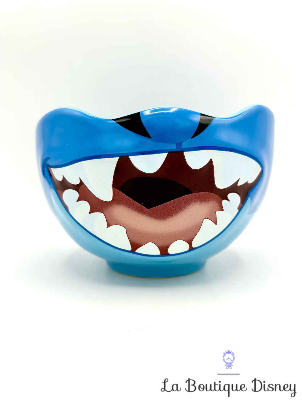 Bol Stitch sourire Disneyland Paris mug Disney Lilo et Stitch dents bleu