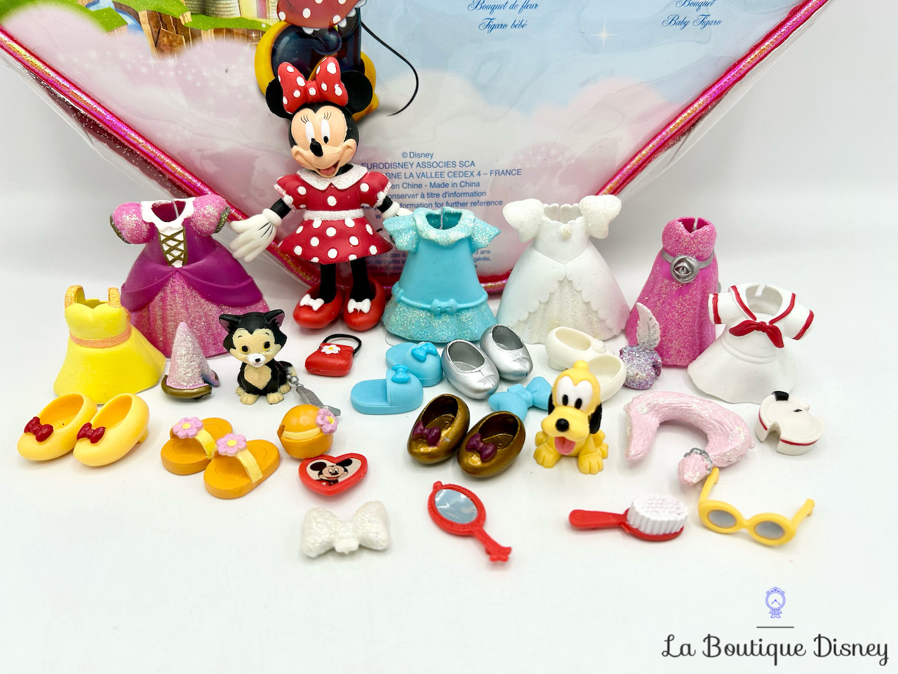 Figurine Fashion Polly Pocket Coffret Coeur Minnie Mouse Disneyland Paris Disney Princess Fashion Set poupée