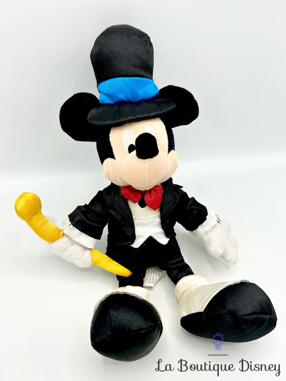 Peluche Mickey Mouse Magicien Disneyland Paris Disney costume noir 30 cm