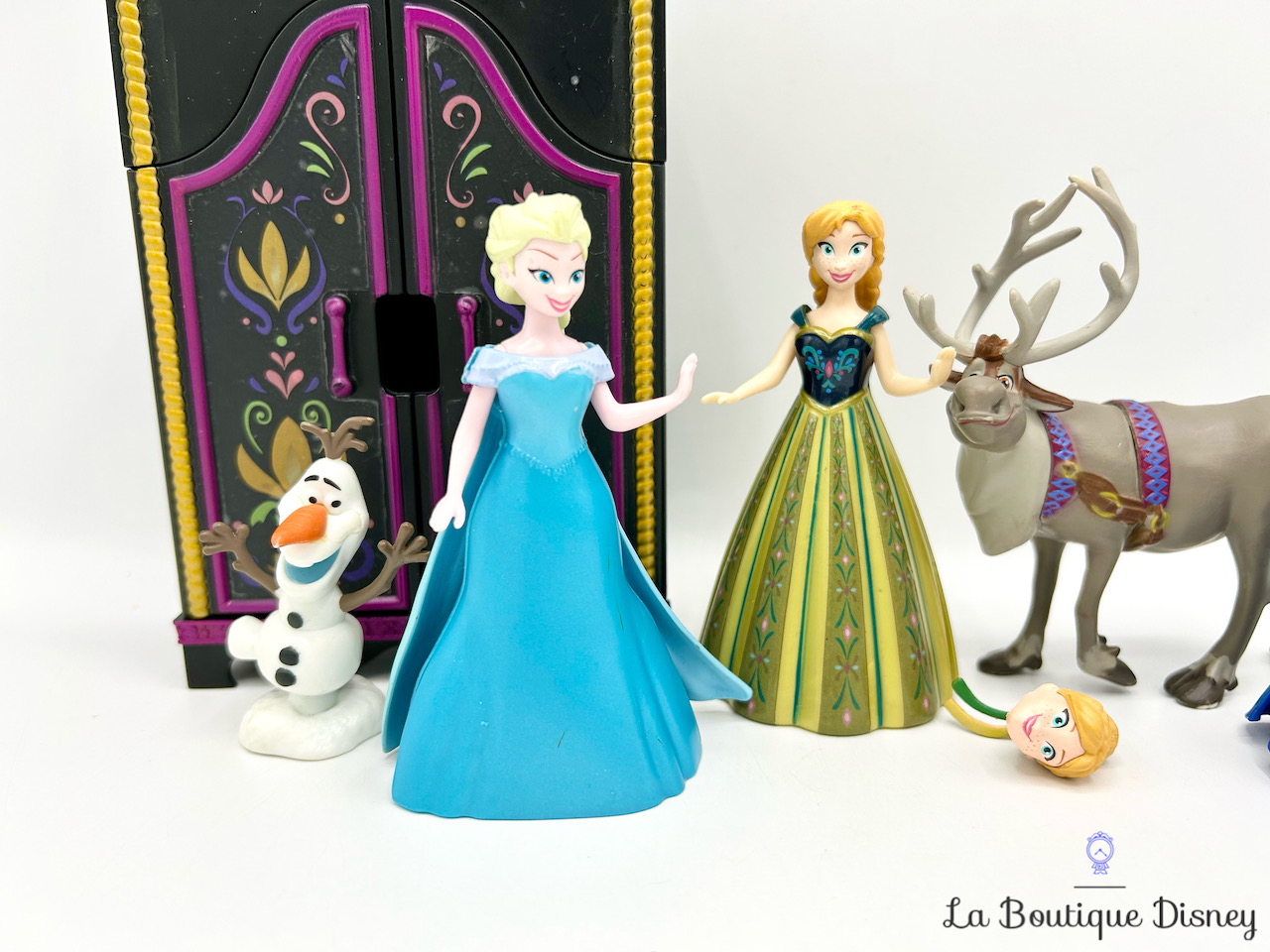 Figurine Magiclip Anna Elsa La reine des neiges Disney Parks Disney Princess Deluxe Dress Up Set Fashion Polly Pocket