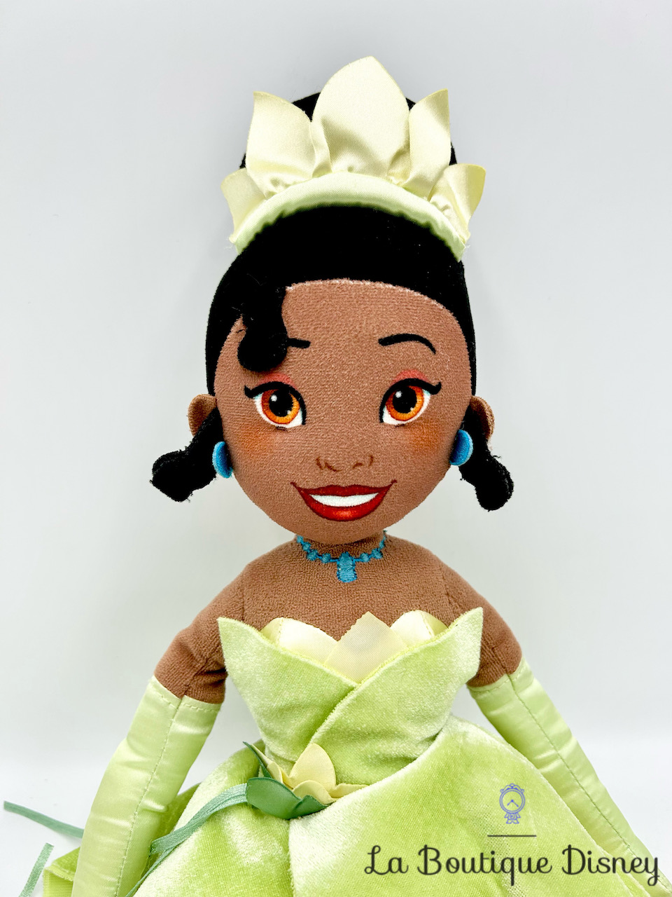 Poupée chiffon Tiana La princesse et la grenouille Disney Store Exclusive peluche princesse