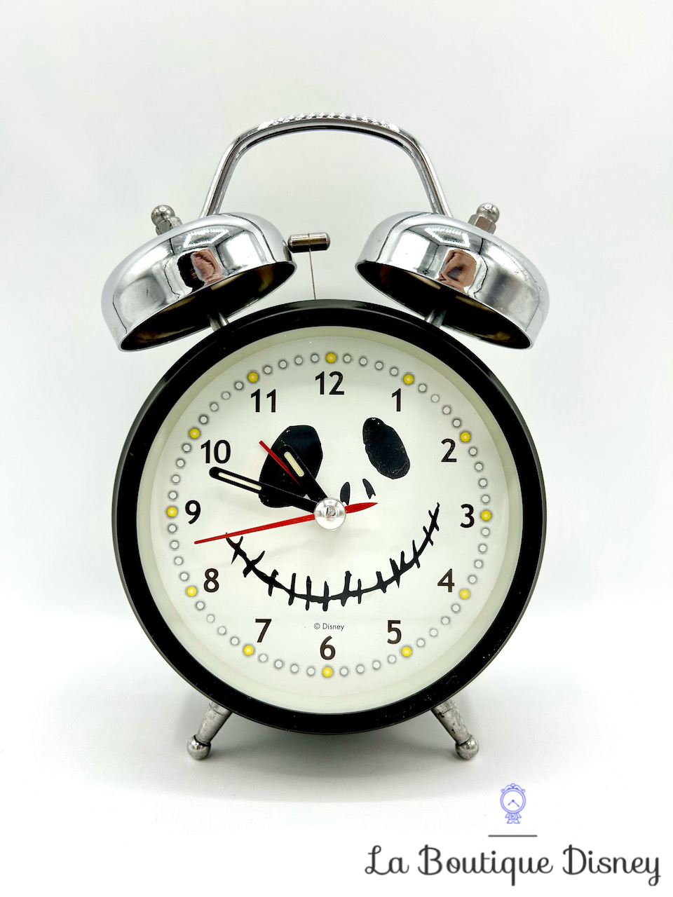 Réveil Jack Skellington L\'étrange Noël de Mr Jack Disney horloge noir blanc