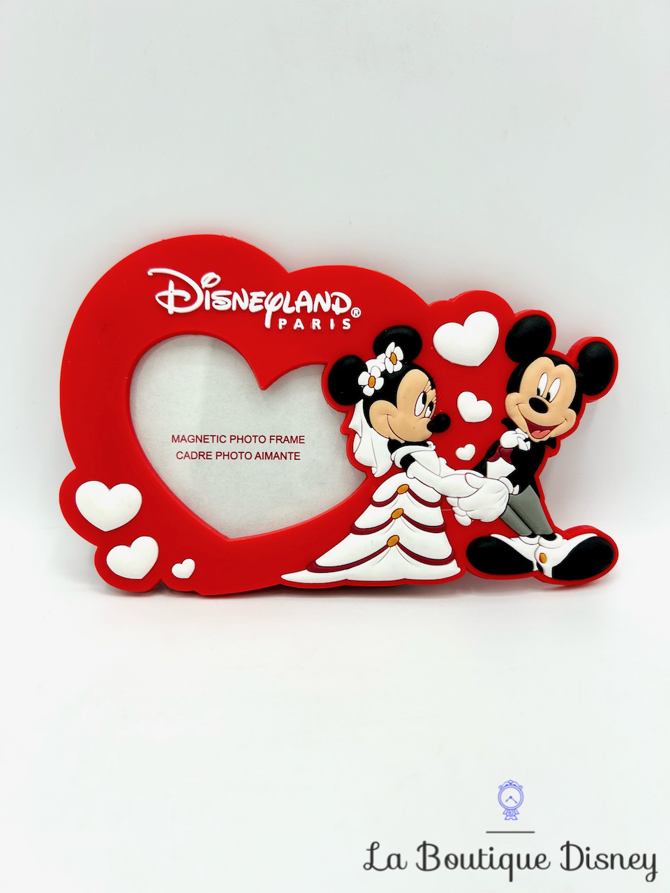 Magnet cadre photo Mickey Minnie Mariage Disneyland Paris 2015 Disney coeur rouge aimant
