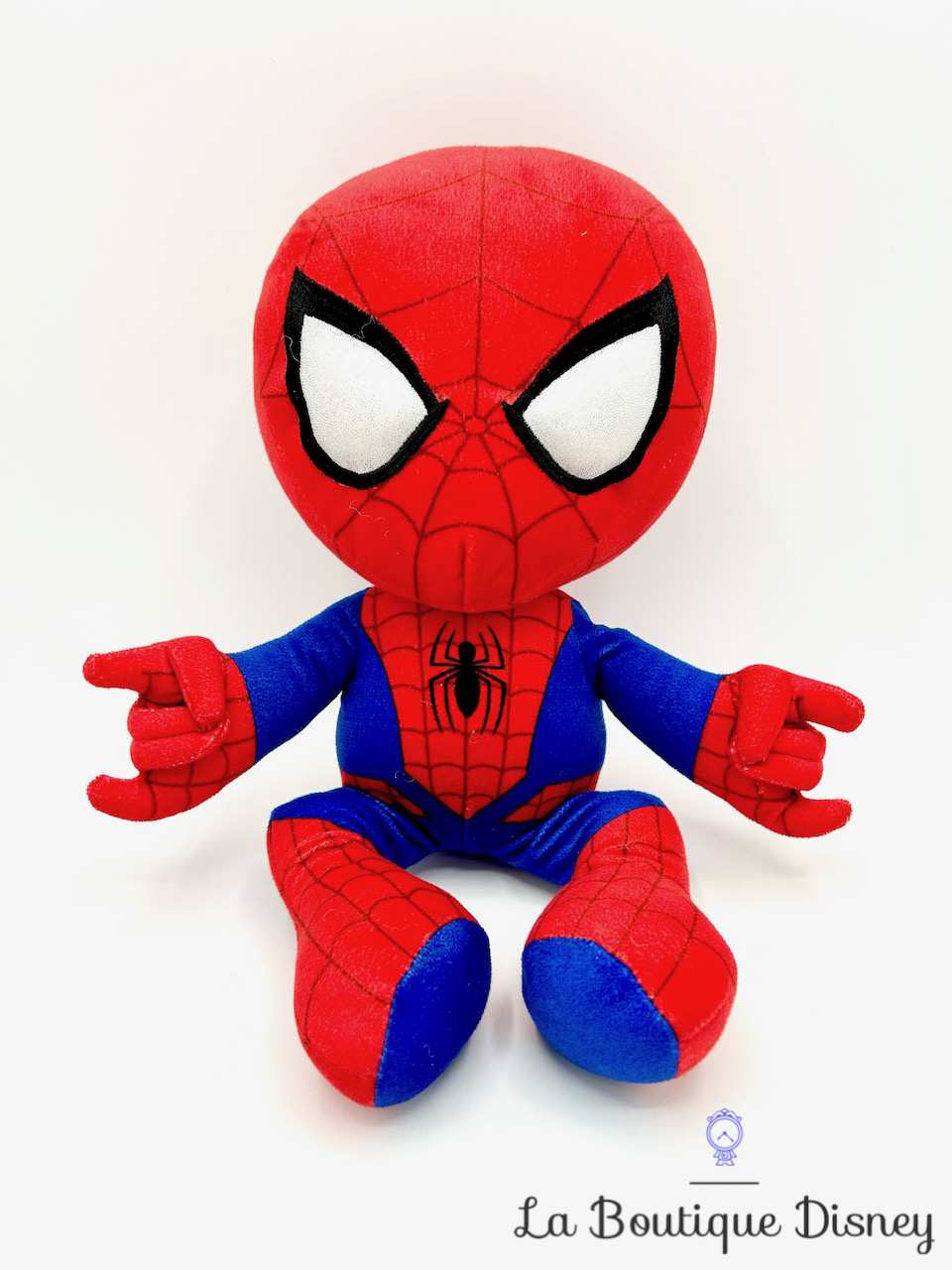 Peluche Spider Man Marvel super héros araignée rouge bleu 35 cm - Peluches/ Peluches Disney - La Boutique Disney